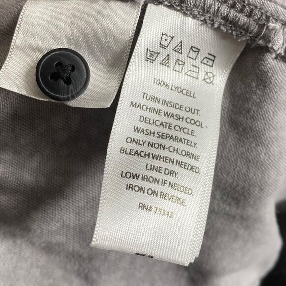 C&C California Pants Womens M Gray Joggers Lyocell Drawstring High Rise Pull On - Picture 10 of 11